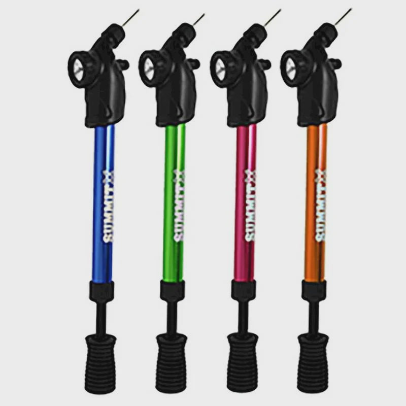 Summit Aluminium Pump with Gauge Assorted