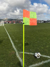 Corner Flag - Spiked base - yellow