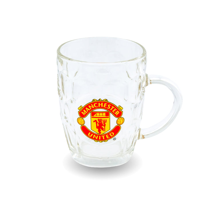 Manchester United FC Dimple Glass Tankard