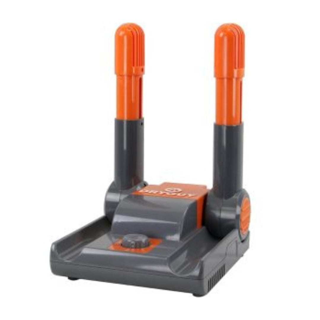 Gray and orange tool on a white background