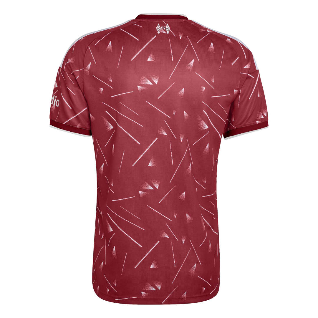 Back view of Liverpool FC Home Jersey Mens