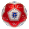 England FA Red & White Signature Football