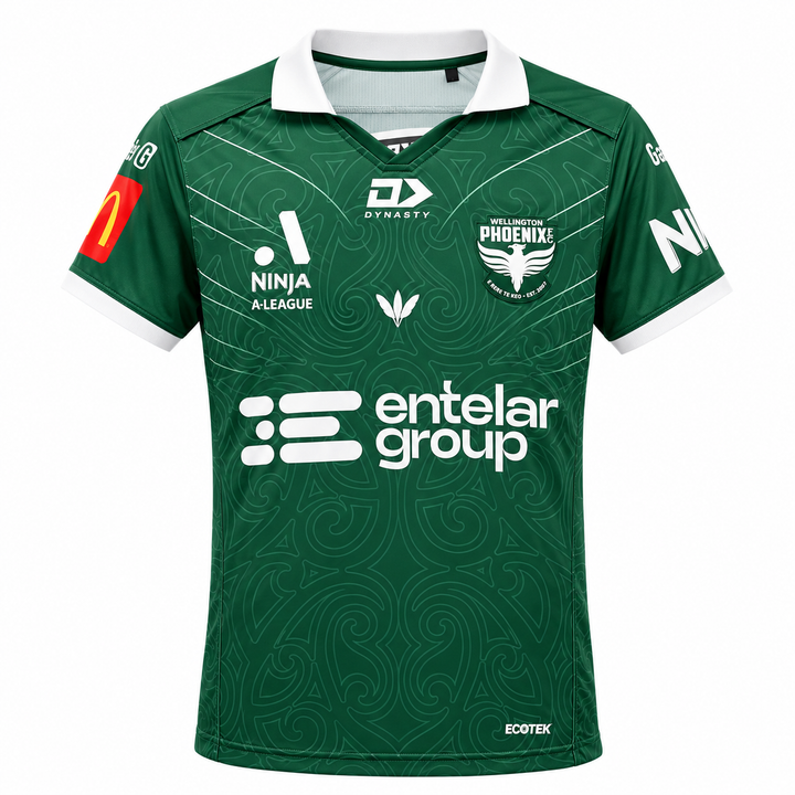 Ninja A-League Wellington Phoenix 2026 Replica Third Jersey Unisex - Green
