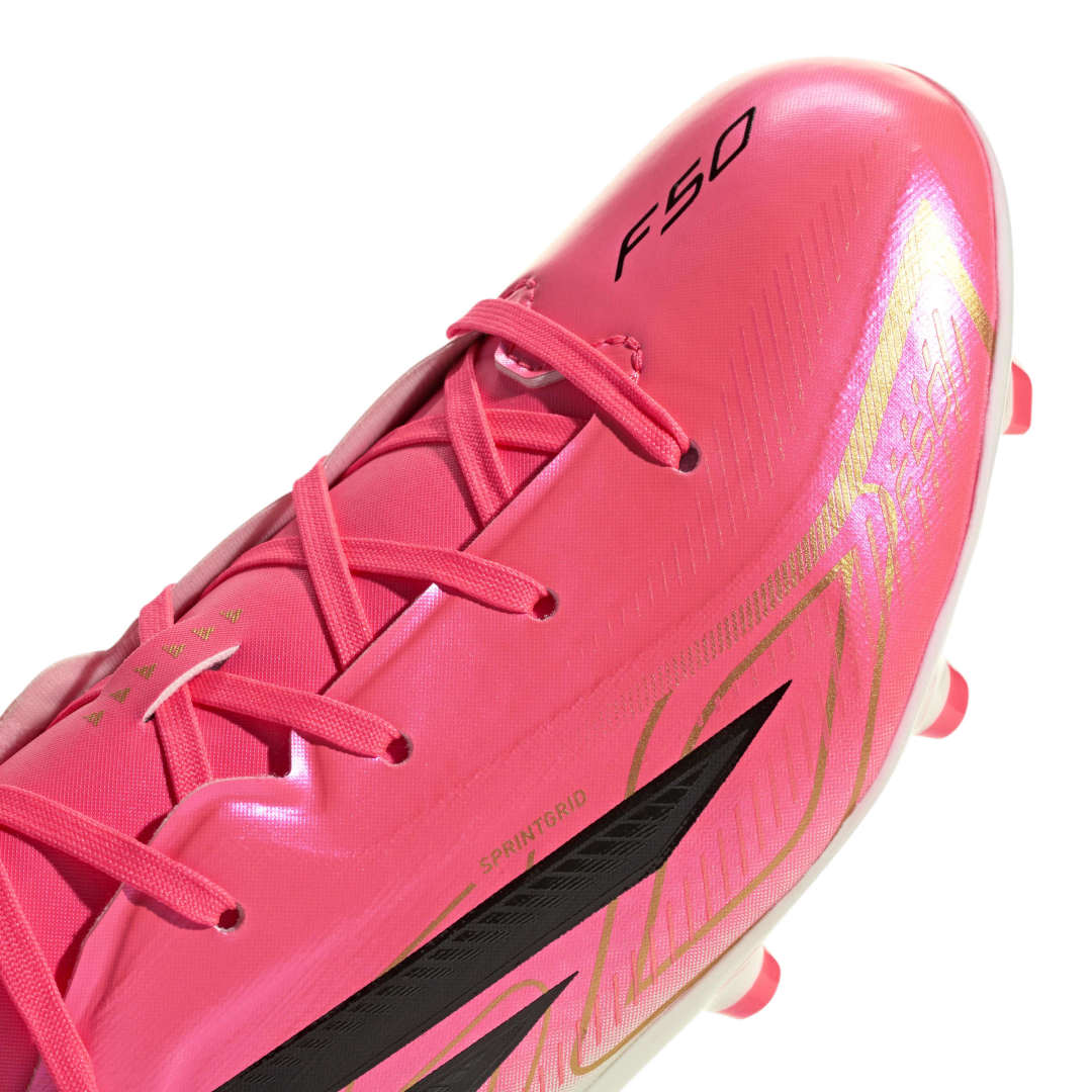 F50 Hyperfast League FG Boots Kids - Solar Turbo / Black / Metallic