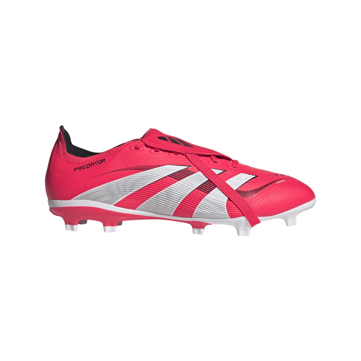 Adidas Predator League Fold-Over Tongue FG Boots - RED / WHITE