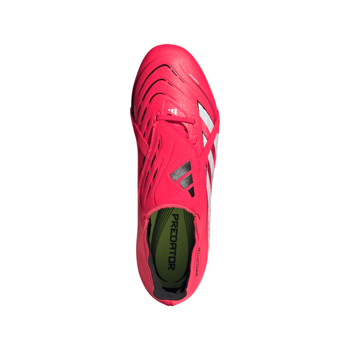 Adidas Predator League Fold-Over Tongue FG Boots - RED / WHITE