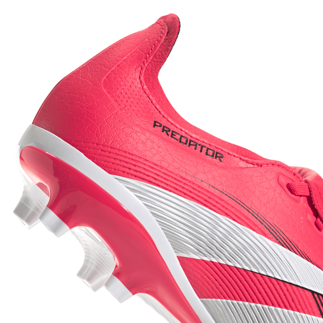Adidas Predator League Fold-Over Tongue FG Boots - RED / WHITE