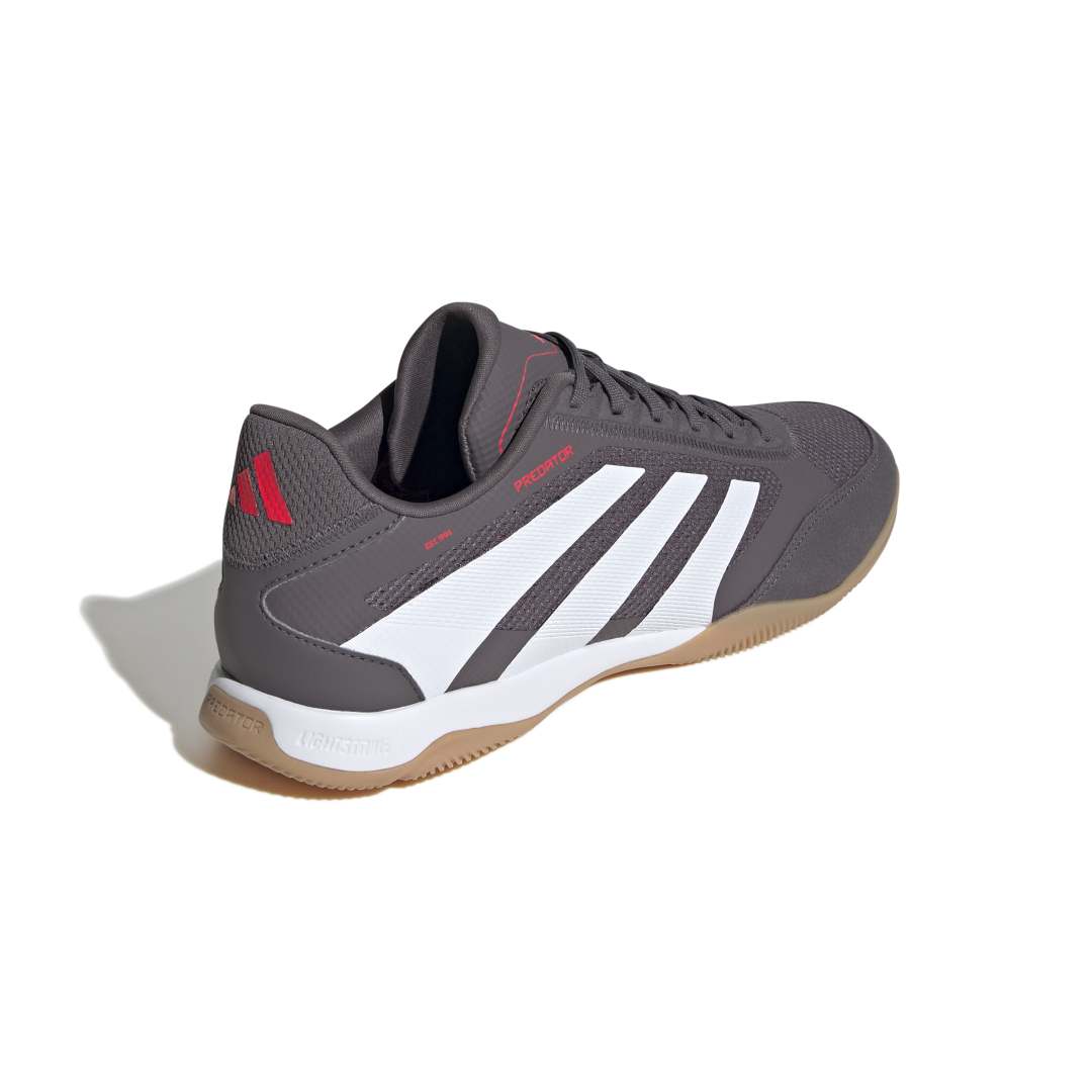 Adidas Predator League Indoor Futsal - Grey Strata / Cloud White / Lucid Red
