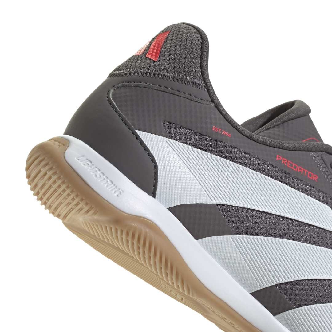 Adidas Predator League Indoor Futsal - Grey Strata / Cloud White / Lucid Red