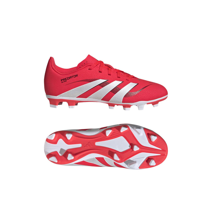Adidas Predator Club FG/MG Jr - Lucid Red / Cloud White/ Core Black