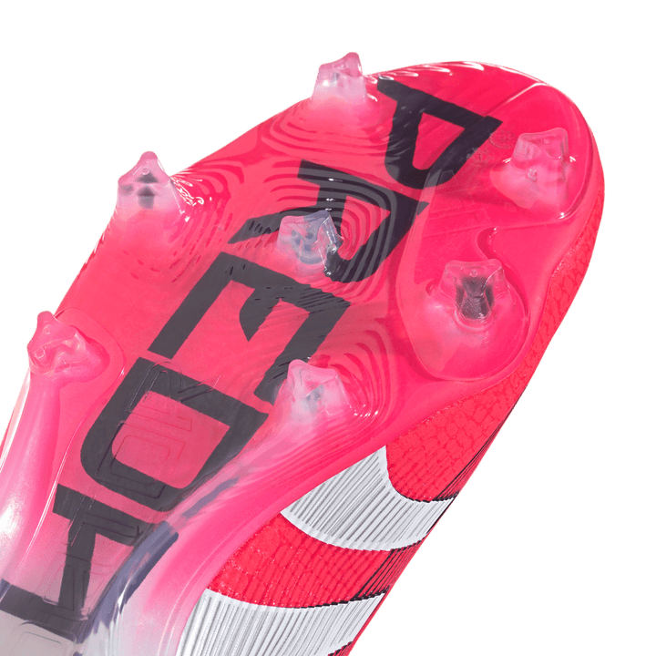 Adidas Predator Elite FG Laceless Boots - RED / WHITE