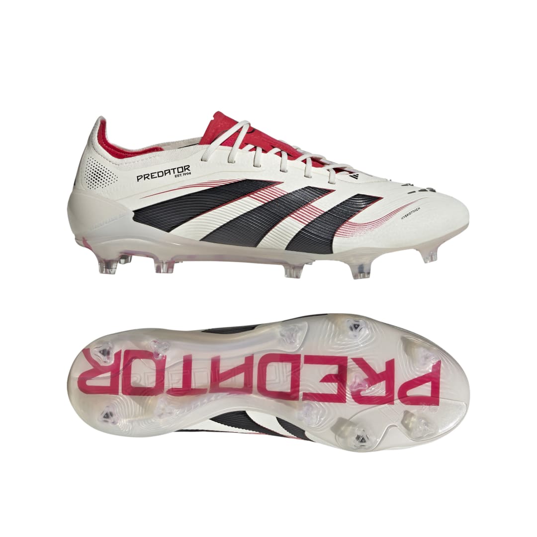 Adidas Predator Elite FG - Off White/Core Black/Pure Ruby