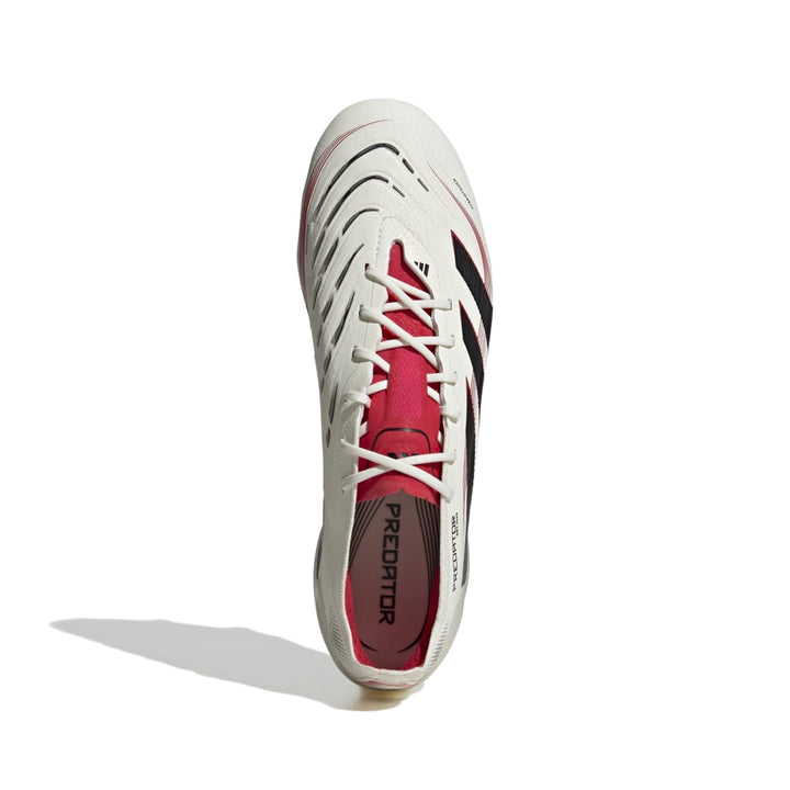 Adidas Predator Elite FG - Off White/Core Black/Pure Ruby