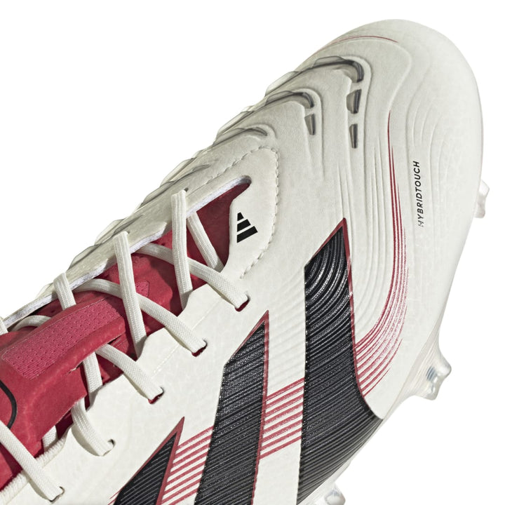 Adidas Predator Elite FG - Off White/Core Black/Pure Ruby