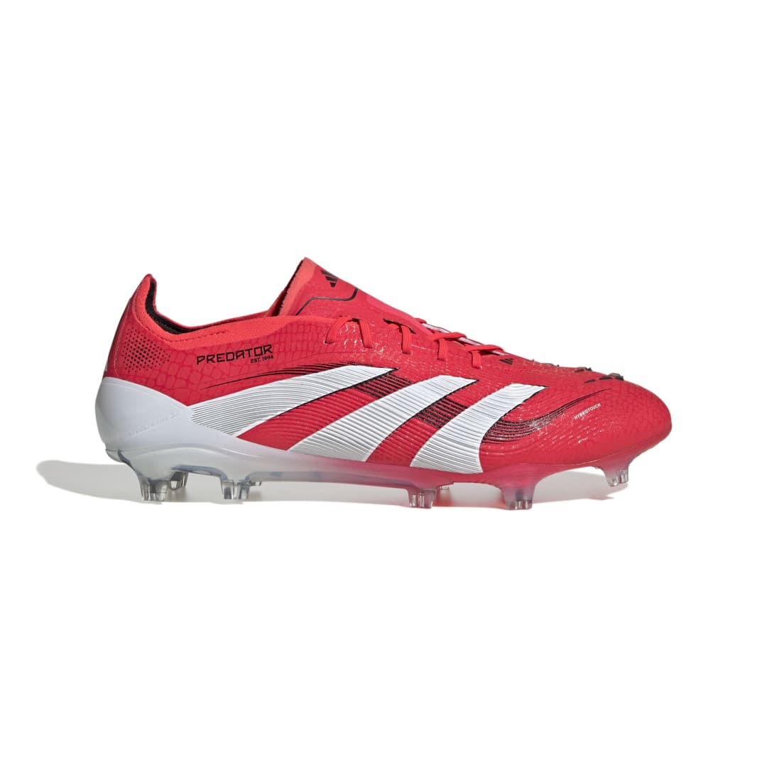 Adidas Predator Elite Firm Ground Boots - RED / WHITE