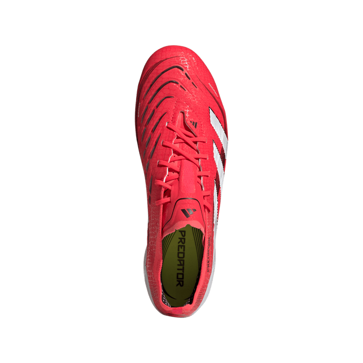 Adidas Predator Elite Firm Ground Boots - RED / WHITE