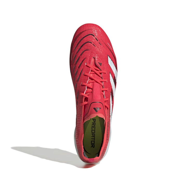 Adidas Predator Elite Firm Ground Boots - RED / WHITE