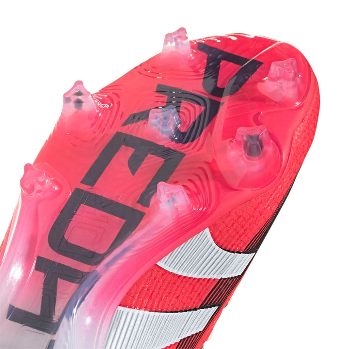 Adidas Predator Elite Firm Ground Boots - RED / WHITE