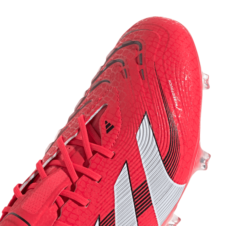 Adidas Predator Elite Firm Ground Boots - RED / WHITE