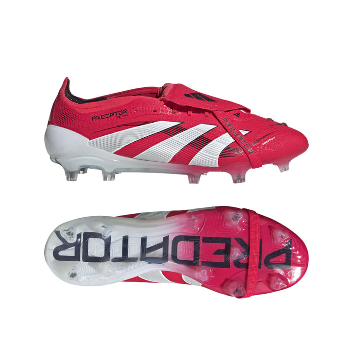 Adidas Predator Elite Fold-Over Tongue /  FG - Lucid Red / Cloud White / Core Black