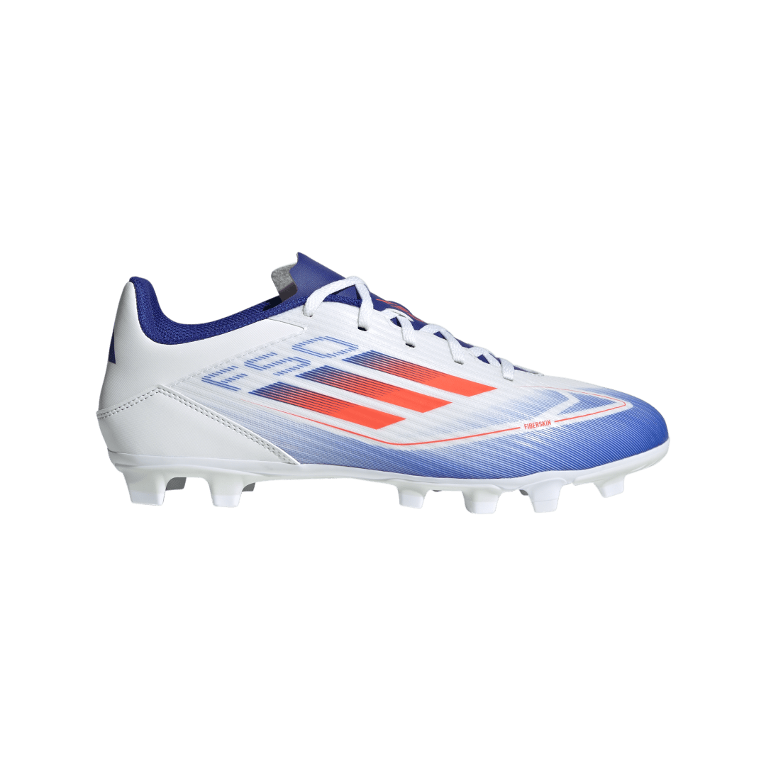 Adidas F50 Club Flexible Ground Boots - WHITE/RED/BLUE