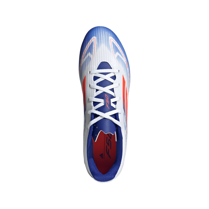 Adidas F50 Club Flexible Ground Boots - WHITE/RED/BLUE