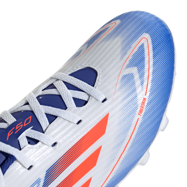 Adidas F50 Club Flexible Ground Boots - WHITE/RED/BLUE