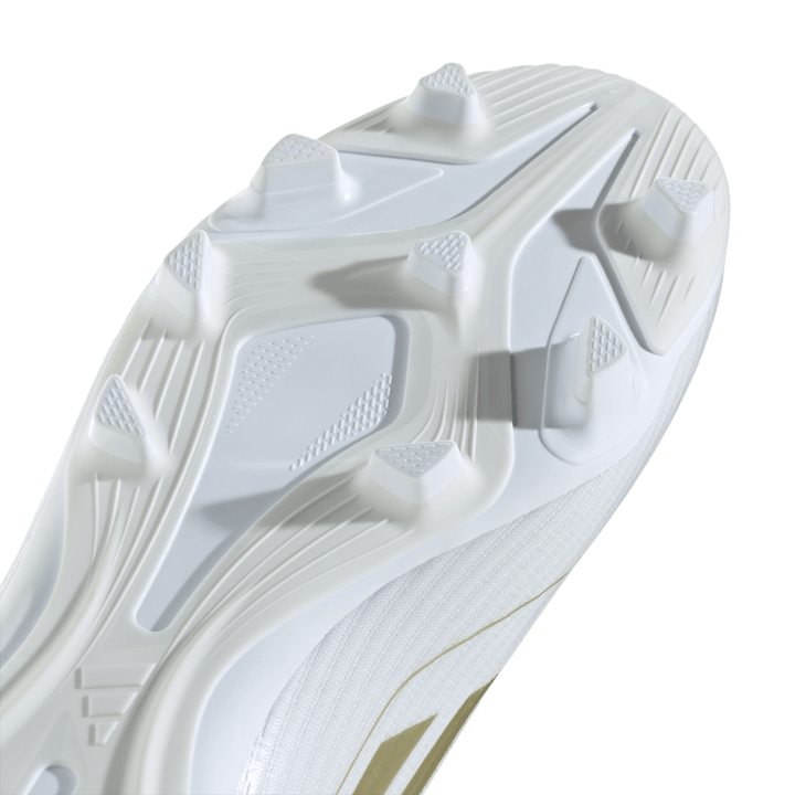 Adidas F50 Club Flexible Ground Boots - WHITE / GOLD