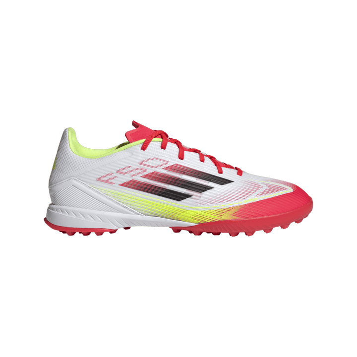Adidas F50 League Turf Boots - WHITE / BLACK / RED