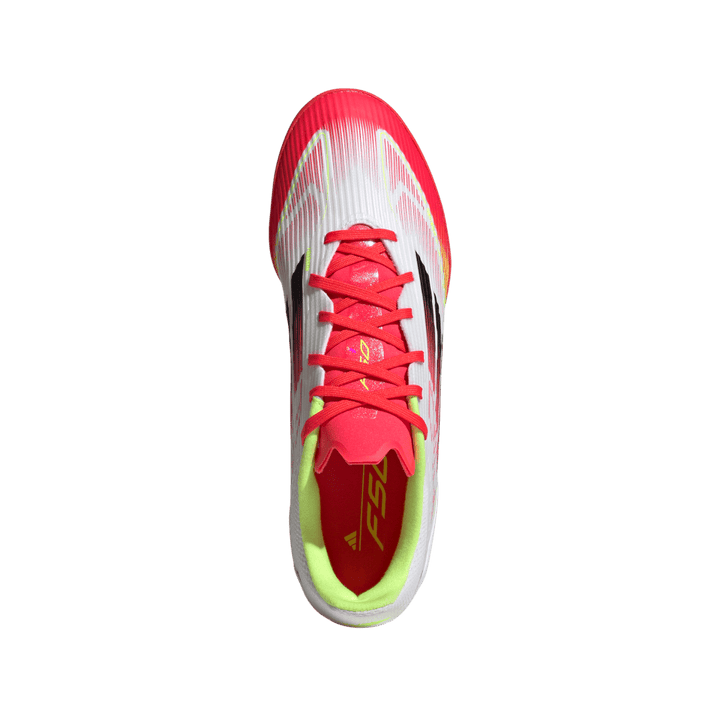 Adidas F50 League Turf Boots - WHITE / BLACK / RED