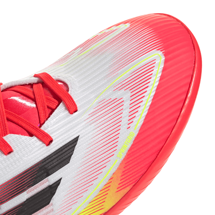 Adidas F50 League Turf Boots - WHITE / BLACK / RED
