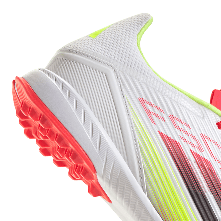 Adidas F50 League Turf Boots - WHITE / BLACK / RED