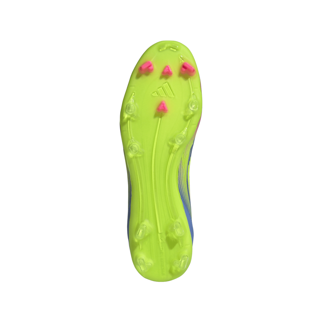Adidas F50 League FG Boots - BLUE / LEMON / PINK