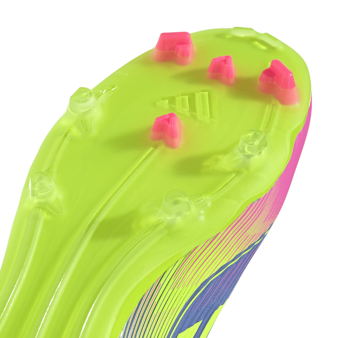 Adidas F50 League FG Boots - BLUE / LEMON / PINK