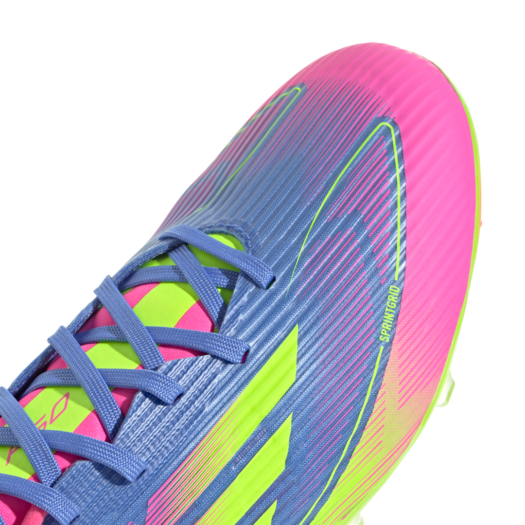 Adidas F50 League FG Boots - BLUE / LEMON / PINK