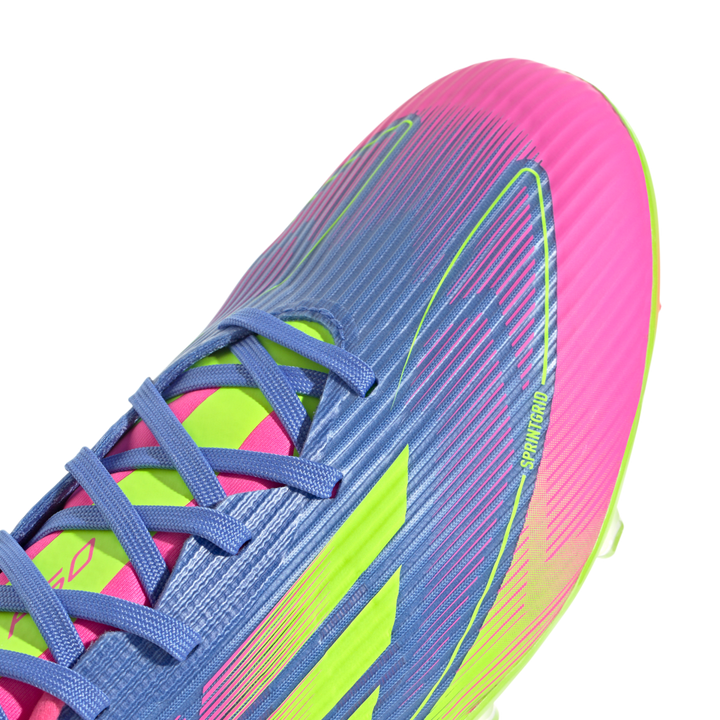 Adidas F50 League FG Boots - BLUE / LEMON / PINK