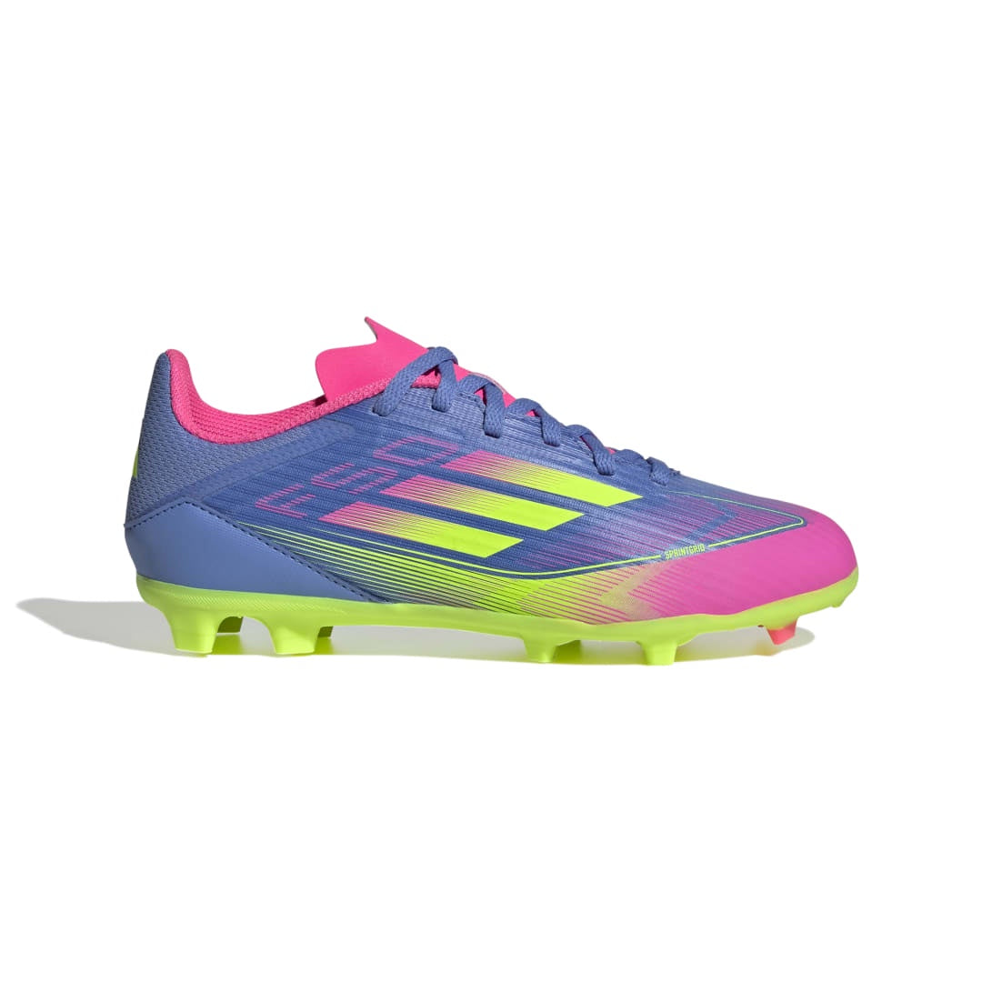 F50 League FG Boots Kids - BLUE/YELLOW/PINK