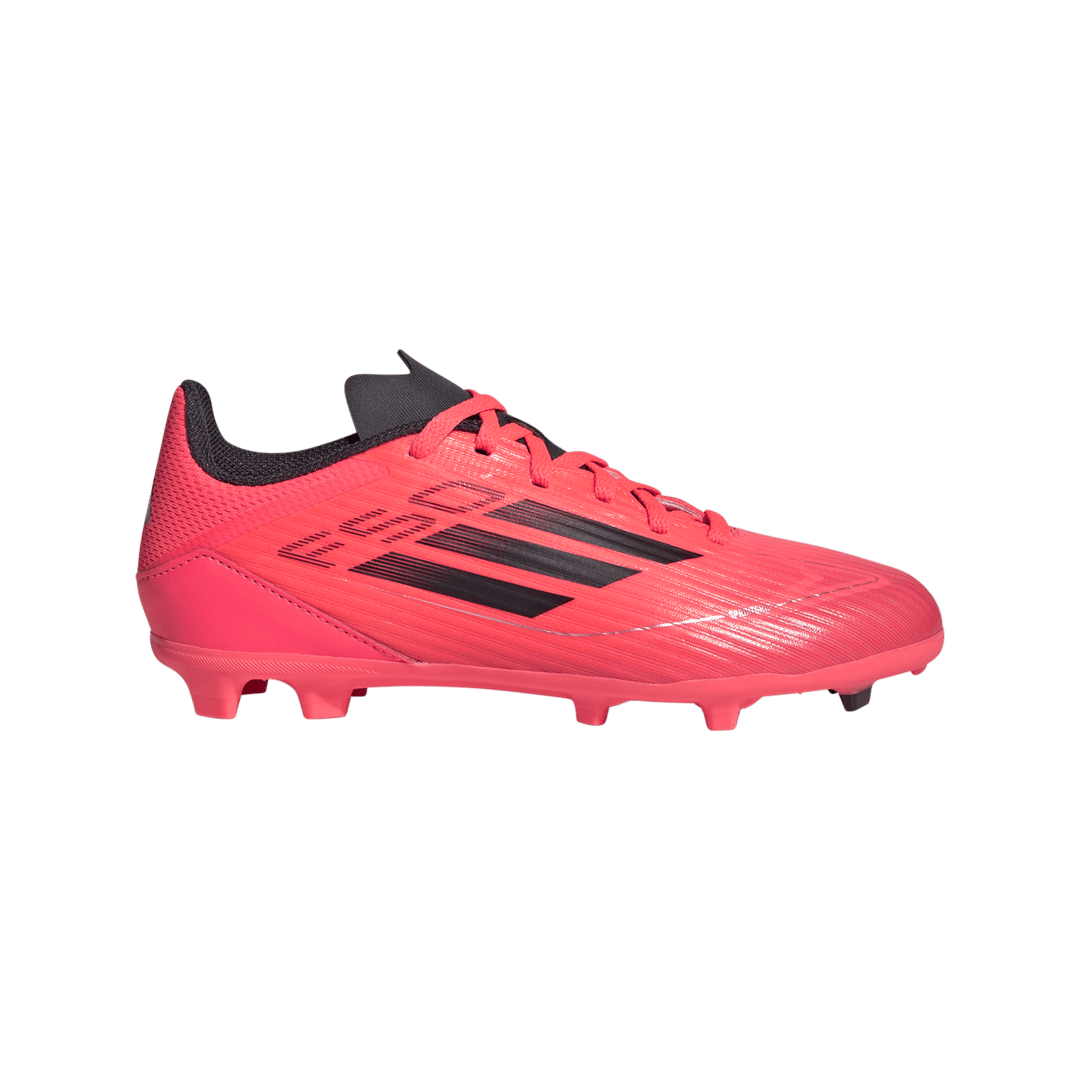 Adidas F50 League FG Junior Boots - RED/BLACK