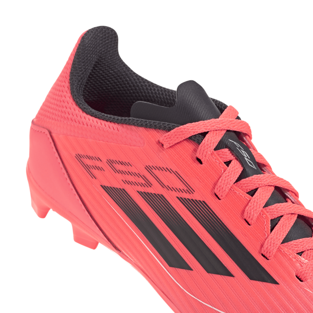 Adidas F50 League FG Junior Boots - RED/BLACK