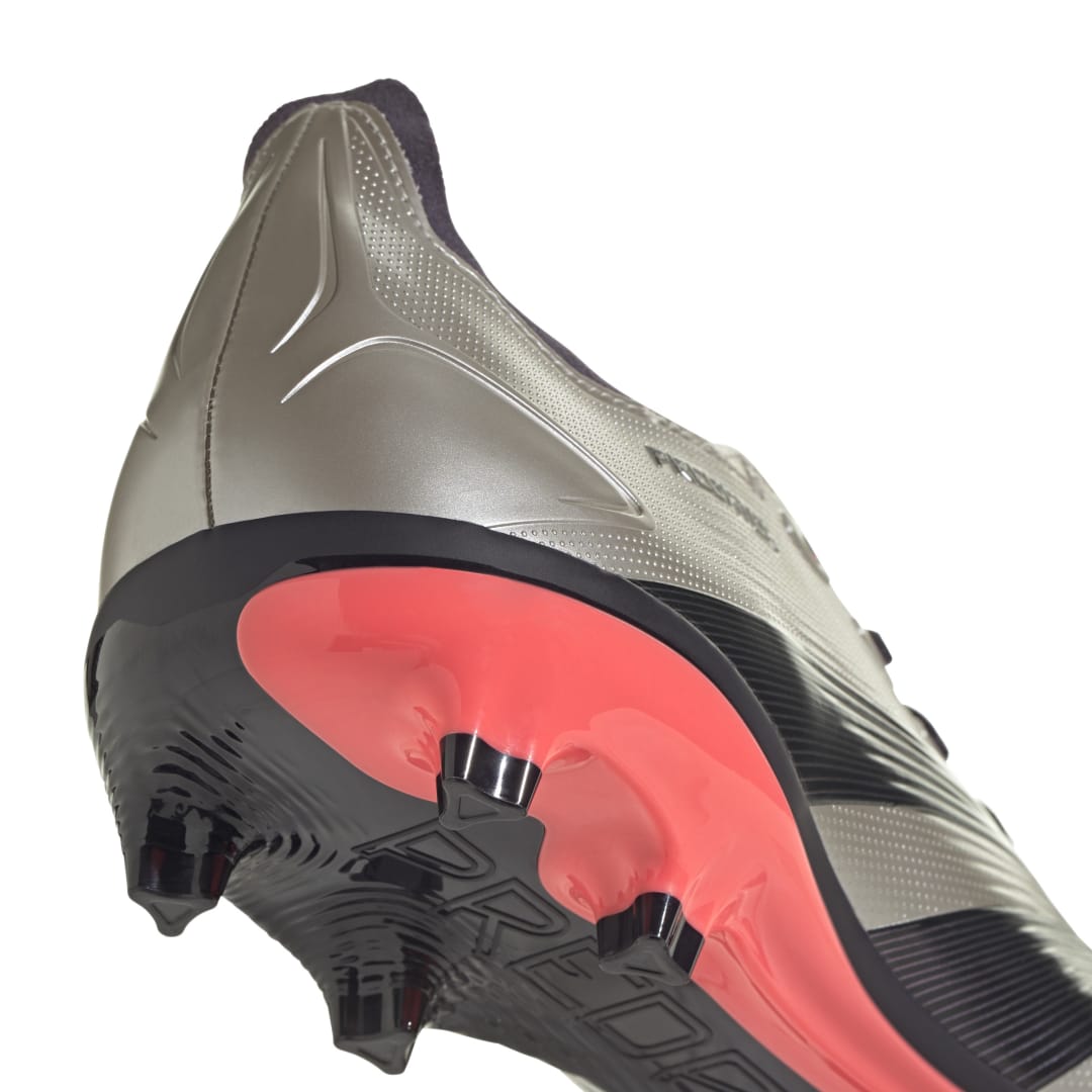 Adidas Predator League FG Boots - PLATINUM METALLIC / AURORA BLACK / TURBO