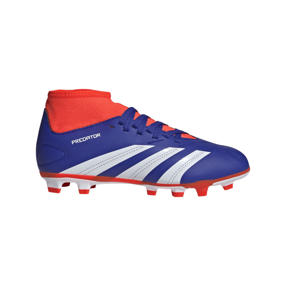 Adidas Predator Club Sock FG Boots Junior - BLUE / RED / WHITE