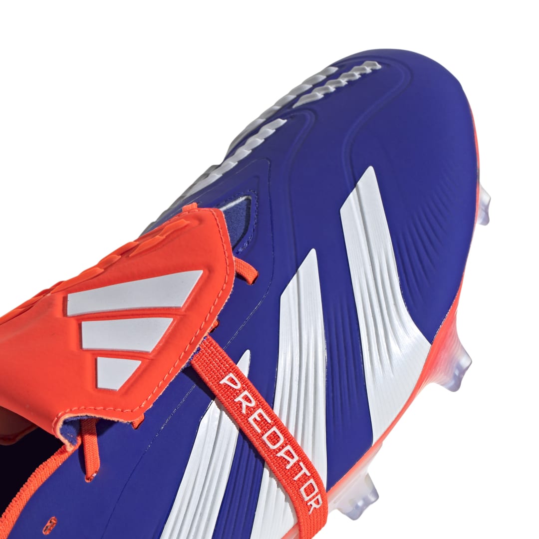 Adidas Football - Predator Elite Fold-Over Tongue - LUCID BLUE/CLOUD WHITE/SOLAR RED