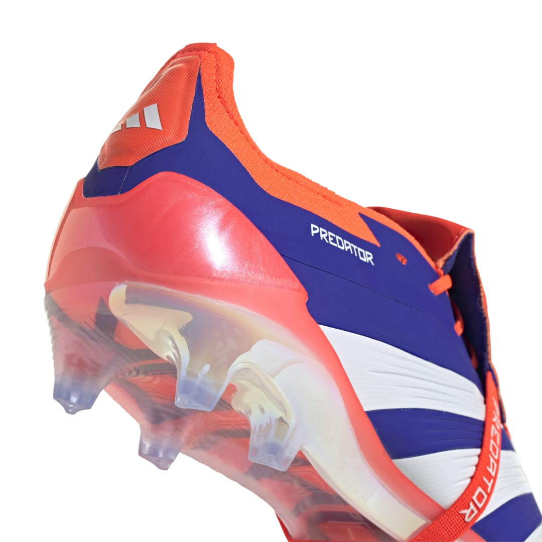 Adidas Football - Predator Elite Fold-Over Tongue - LUCID BLUE/CLOUD WHITE/SOLAR RED