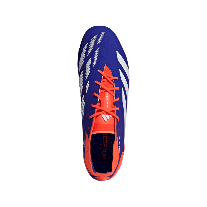 Adidas Predator Elite FG Boots - BLUE / WHITE / RED