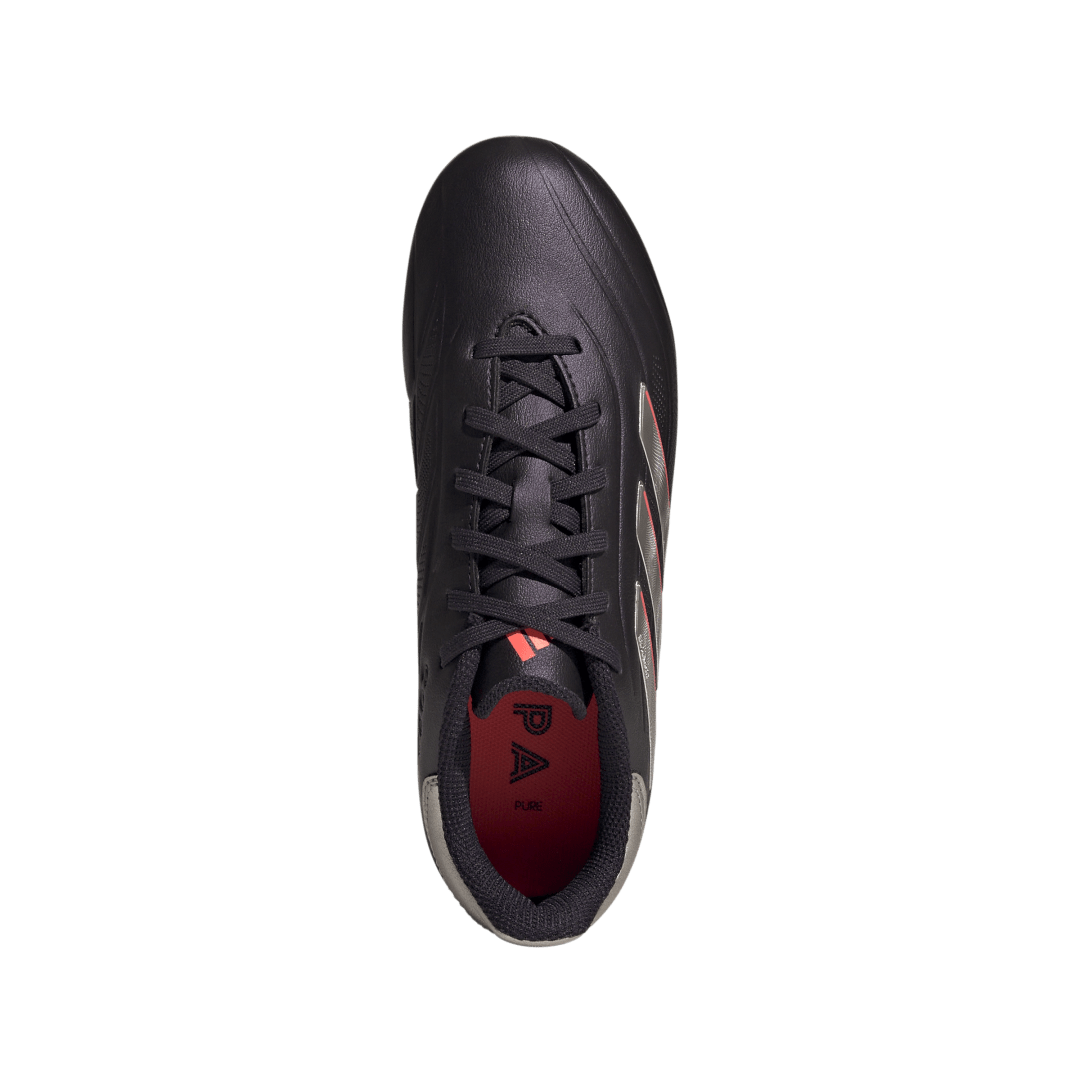 Adidas Copa Pure 2 League FG Boots Junior - PLATINUM / BLACK / RED