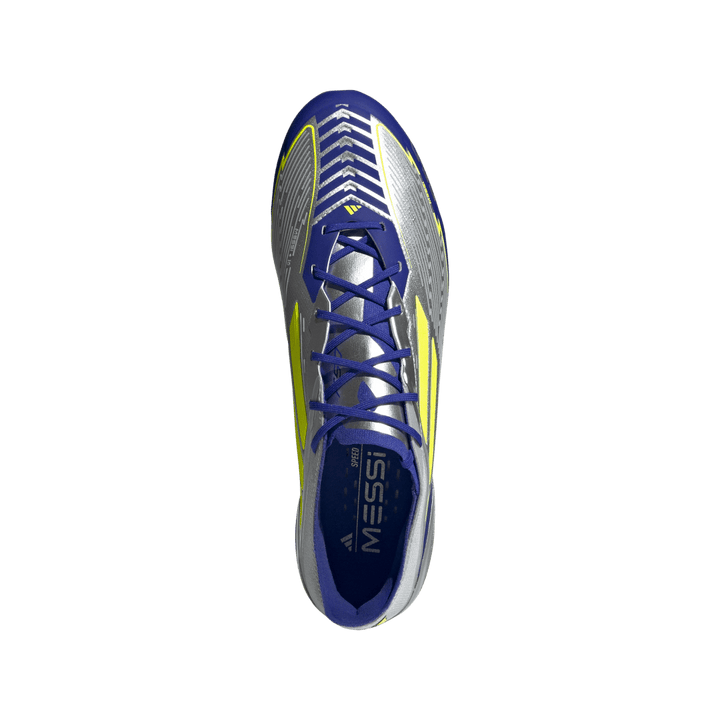 Adidas F50 Elite Messi FG Boots - SILVER / BLUE / YELLOW
