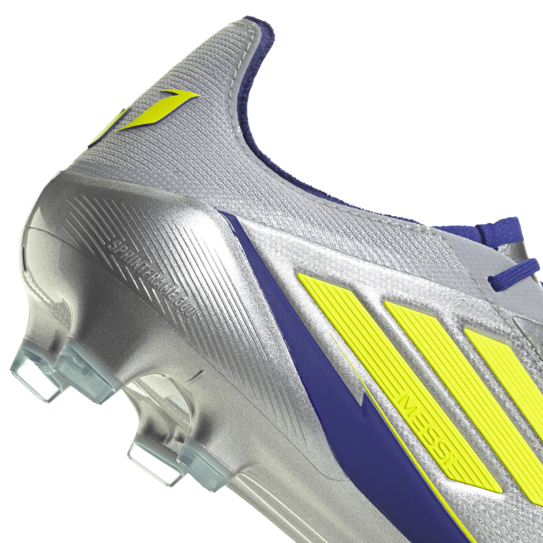 Adidas F50 Elite Messi FG Boots - SILVER / BLUE / YELLOW