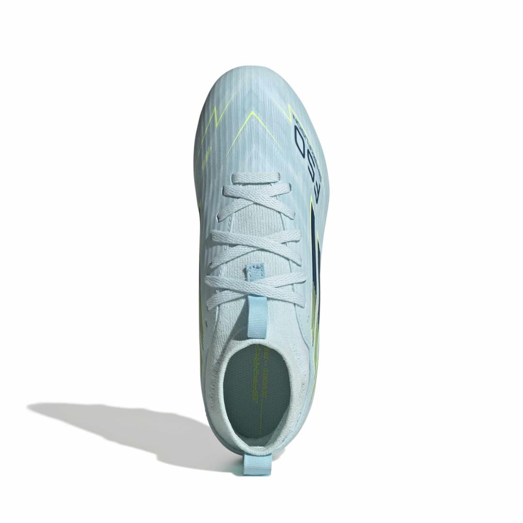 F50 Sparkfusion League Mid Cut FG/AG Boots Kids – Blue / Yellow