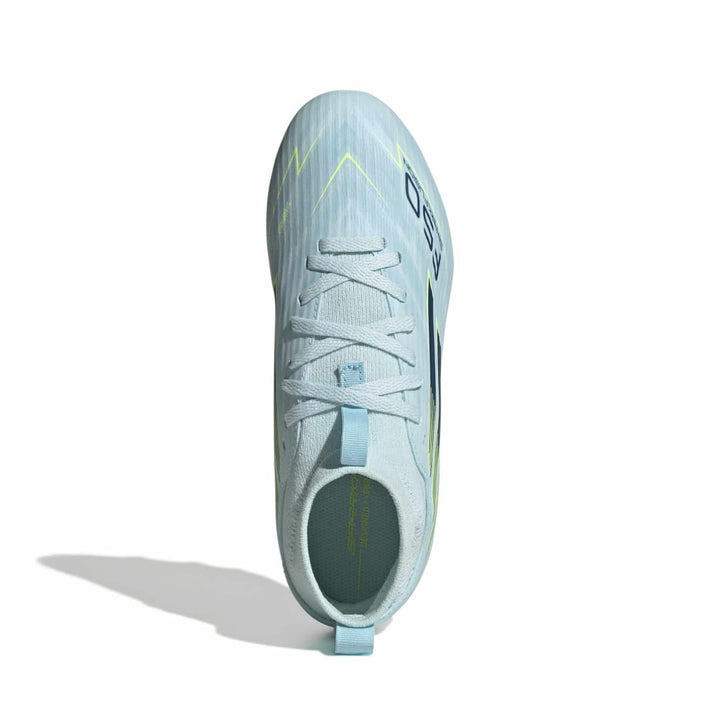 F50 Sparkfusion League Mid Cut FG/AG Boots Kids – Blue / Yellow