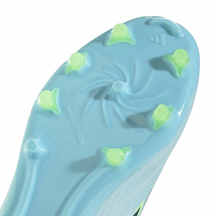 F50 Sparkfusion League Mid Cut FG/AG Boots Kids – Blue / Yellow